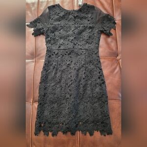 Romeo & Juliet Couture Black Lace Dress Medium NWT